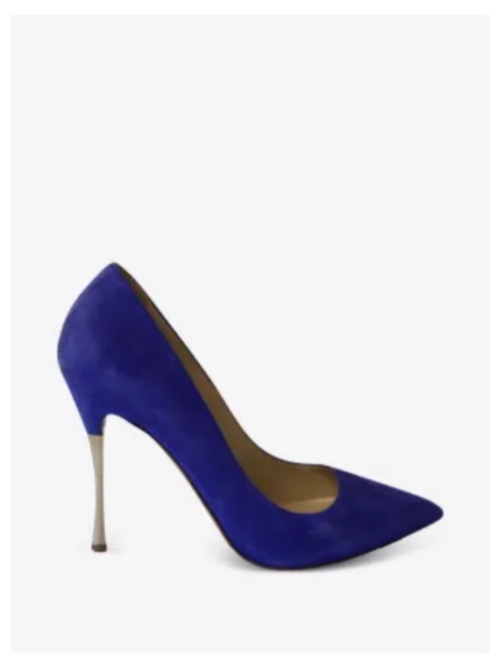 *NEW* Nicholas Kirkwood Blue Pointed Toe Stiletto Pump, Sz 40.5